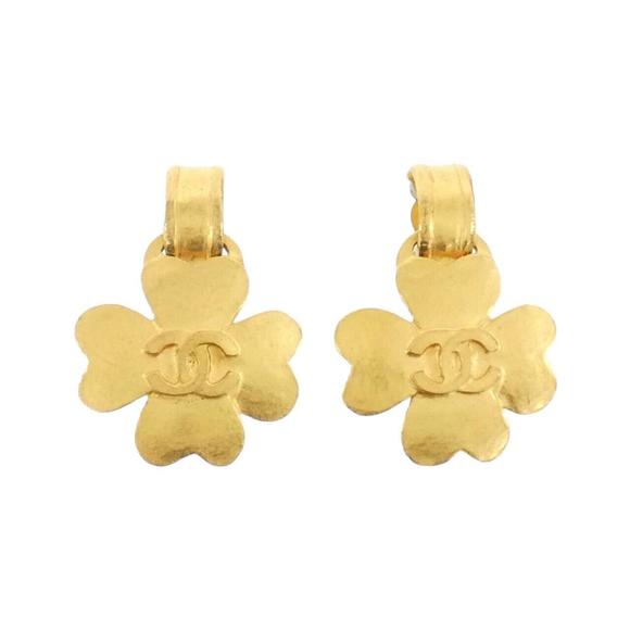 CHANEL Gold Earrings - Picture 1 of 4